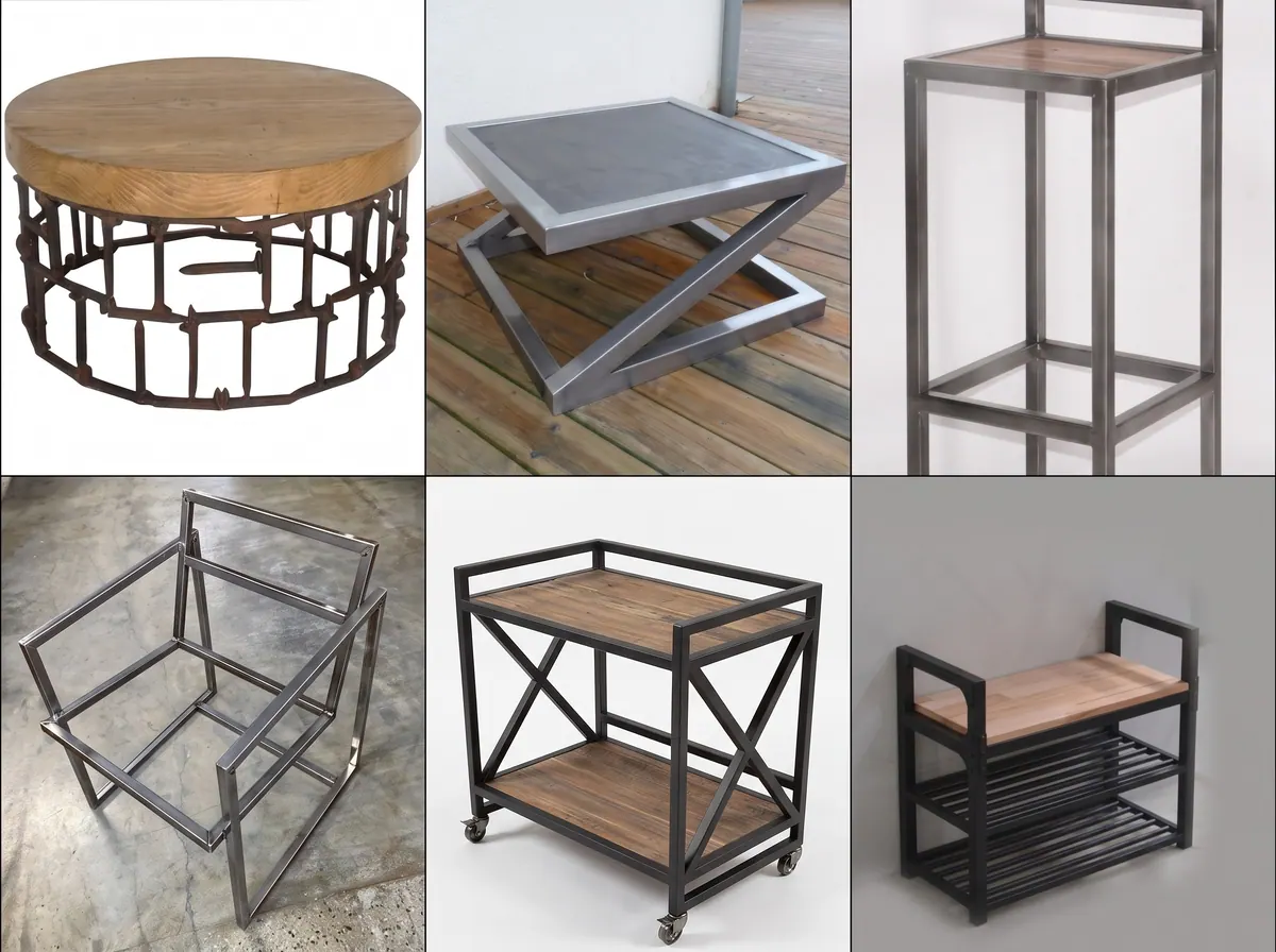 Welded frames, carts and seating